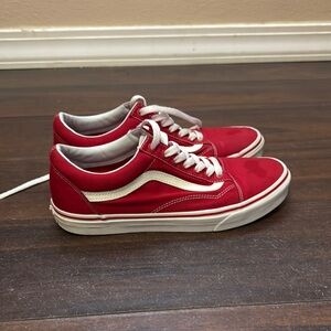 Red Vans Shoes
